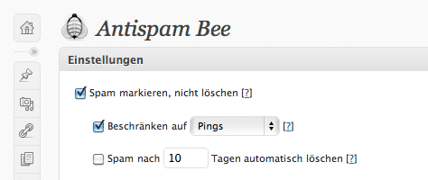 antispam bee options 1