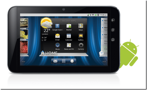 Dell Streak 7 Media Tablet - 4G 7-Zoll-Tablet-PC mit Android 2.2