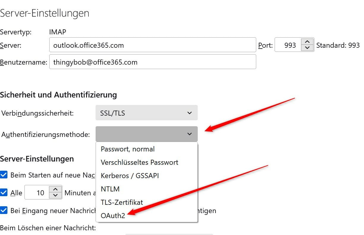 Thunderbird Mit Office 365 Und Multifaktor MFA Nutzen Thingybob de